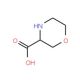 Morpholine-3-carboxylic acid (CAS 77873-76-8) - chemical structure image