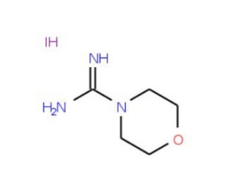 Morpholine-4-carboximidamide hydroiodide (CAS 102392-87-0) - chemical structure image