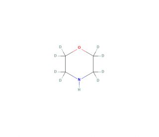 Morpholine-d8 (CAS 342611-02-3) - chemical structure image
