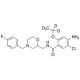 Mosapride-d5 (CAS 1246820-66-5) - chemical structure image