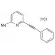 MPEP hydrochloride 的分子结构, CAS编号: 96206-92-7 MPEP hydrochloride (CAS 96206-92-7) - chemical structure image