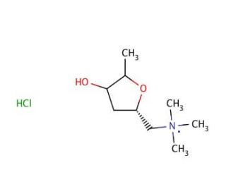 (&plus;)-Muscarine chloride (CAS 2303-35-7) - chemical structure image