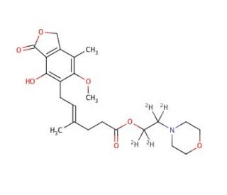 Mycophenolate Mofetil-d4 (CAS 1132748-21-0) - chemical structure image