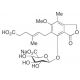 Mycophenolic Acid β-D-Glucuronide Sodium Salt - chemical structure image