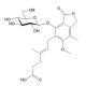 Mycophenolic Acid Phenolic β-D-Glucoside (CAS 55533-52-3) - chemical structure image