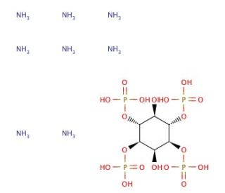 myo-Inositol 1,3,4,6-tetrakis-phosphate ammonium salt (CAS 142507-74-2) - chemical structure image