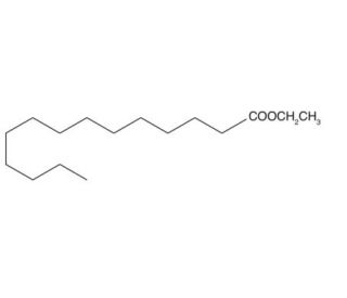 Myristic Acid ethyl ester (CAS 124-06-1) - chemical structure image