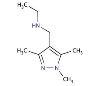 N-[(1,3,5-Trimethyl-1H-pyrazol-4-yl)methyl]-ethanamine (CAS 1007520-32-2) - chemical structure image