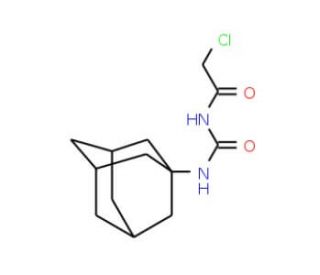 N-[(1-adamantylamino)carbonyl]-2-chloroacetamide - chemical structure image