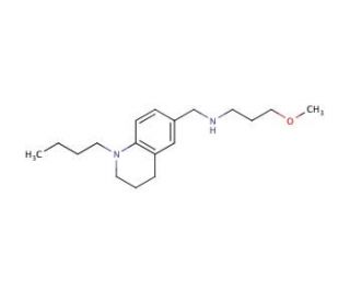 N-[(1-Butyl-1,2,3,4-tetrahydroquinolin-6-yl)-methyl]-3-methoxypropan-1-amine - chemical structure image