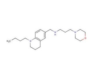 N-[(1-Butyl-1,2,3,4-tetrahydroquinolin-6-yl)-methyl]-3-morpholin-4-ylpropan-1-amine - chemical structure image