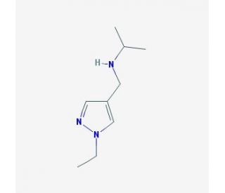 N-[(1-Ethyl-1H-pyrazol-4-yl)methyl]-N-isopropylamine (CAS 1015845-79-0) - chemical structure image