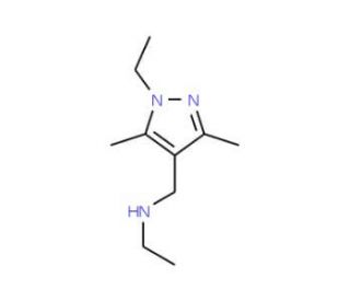 N-[(1-Ethyl-3,5-dimethyl-1H-pyrazol-4-yl)methyl]-ethanamine (CAS 942852-84-8) - chemical structure image