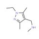 N-[(1-Ethyl-3,5-dimethyl-1H-pyrazol-4-yl)methyl]-N-methylamine (CAS 956373-21-0) - chemical structure image