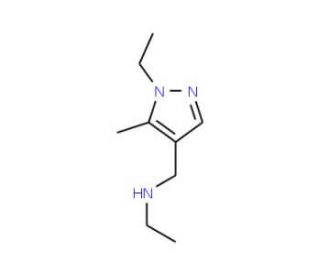 N-[(1-Ethyl-5-methyl-1H-pyrazol-4-yl)methyl]-ethanamine - chemical structure image