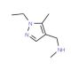 N-[(1-Ethyl-5-methyl-1H-pyrazol-4-yl)methyl]-N-methylamine (CAS 943106-34-1) - chemical structure image