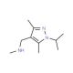 N-[(1-Isopropyl-3,5-dimethyl-1H-pyrazol-4-yl)-methyl]-N-methylamine (CAS 1007520-12-8) - chemical structure image
