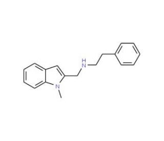 N-[(1-Methyl-1H-indol-2-yl)methyl]-2-phenylethanamine - chemical structure image