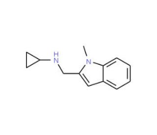 N-[(1-Methyl-1H-indol-2-yl)methyl]-cyclopropanamine - chemical structure image