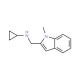 N-[(1-Methyl-1H-indol-2-yl)methyl]-cyclopropanamine - chemical structure image