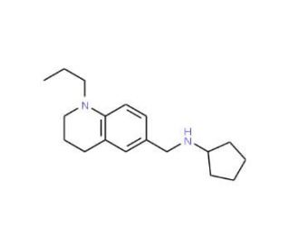 N-[(1-Propyl-1,2,3,4-tetrahydroquinolin-6-yl)-methyl]cyclopentanamine - chemical structure image