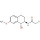 N-[(1R,2R)-1,2,3,4-Tetrahydro-1-hydroxy-7-methoxy-2-naphthalenyl]-chloroacetamide (CAS 153153-59-4) - chemical structure imag