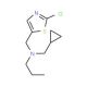 N-[(2-Chloro-1,3-thiazol-5-yl)methyl]-N-(cyclopropylmethyl)-1-propanamine - chemical structure image