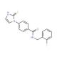 N-[(2-fluorophenyl)methyl]-4-(2-sulfanylidene-2,3-dihydro-1H-imidazol-1-yl)benzamide - chemical structure image