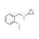 N-[(2-methoxyphenyl)methyl]cyclopropanamine (CAS 625437-49-2) - chemical structure image