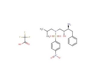 N-[(2R,3S)-3-Amino-2-hydroxy-4-phenylbutyl]-N-(2-methylpropyl)-4-nitrobenzenesulfonamide Trifluoroacetic Acid Salt - chemical