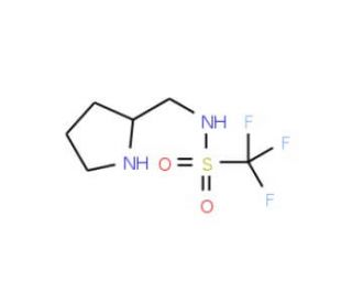 N-[(2S)-2-Pyrrolidinylmethyl]-trifluoromethanesulfonamide (CAS 782495-18-5) - chemical structure image