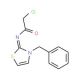 N-[(2Z)-3-benzyl-1,3-thiazol-2(3H)-ylidene]-2-chloroacetamide - chemical structure image