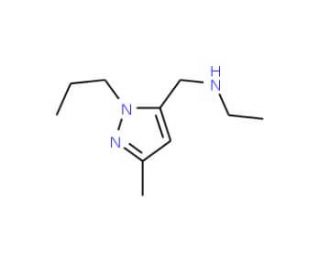 N-[(3-Methyl-1-propyl-1H-pyrazol-5-yl)methyl]-ethanamine - chemical structure image