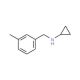 N-[(3-methylphenyl)methyl]cyclopropanamine - chemical structure image
