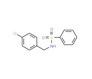 N-[(4-chlorophenyl)methyl]benzenesulfonamide - chemical structure image