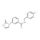 N-[(4-fluorophenyl)methyl]-3-(2-sulfanyl-1H-imidazol-1-yl)benzamide - chemical structure image