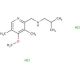 N-[(4-Methoxy-3,5-dimethylpyridin-2-yl)methyl]-2-methylpropan-1-amine dihydrochloride - chemical structure image
