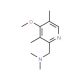 N-[(4-methoxy-3,5-dimethylpyridin-2-yl)methyl]-N,N-dimethylamine - chemical structure image