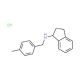 N-[(4-methylphenyl)methyl]-2,3-dihydro-1H-inden-1-amine hydrochloride - chemical structure image