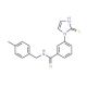 N-[(4-methylphenyl)methyl]-3-(2-sulfanyl-1H-imidazol-1-yl)benzamide - chemical structure image