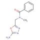 N-[(5-Amino-1,3,4-oxadiazol-2-yl)methyl]-N-methylbenzamide - chemical structure image