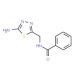N-[(5-amino-1,3,4-thiadiazol-2-yl)methyl]benzamide - chemical structure image