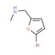 N-[(5-bromo-2-furyl)methyl]-N-methylamine - chemical structure image