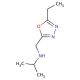 N-[(5-Ethyl-1,3,4-oxadiazol-2-yl)methyl]-N-isopropylamine (CAS 915920-02-4) - chemical structure image