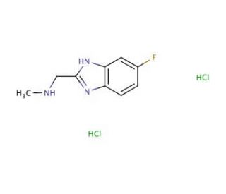 N-[(5-Fluoro-1H-benzimidazol-2-yl)methyl]-N-methylamine dihydrochloride - chemical structure image