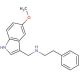 N-[(5-Methoxy-1H-indol-3-yl)methyl]-N-(2-phenylethyl)amine - chemical structure image