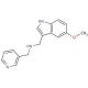 N-[(5-Methoxy-1H-indol-3-yl)methyl]-N-(pyridin-3-ylmethyl)amine - chemical structure image