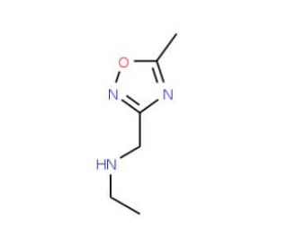 N-[(5-Methyl-1,2,4-oxadiazol-3-yl)methyl]-ethanamine - chemical structure image