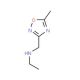 N-[(5-Methyl-1,2,4-oxadiazol-3-yl)methyl]-ethanamine - chemical structure image