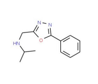 N-[(5-phenyl-1,3,4-oxadiazol-2-yl)methyl]propan-2-amine - chemical structure image